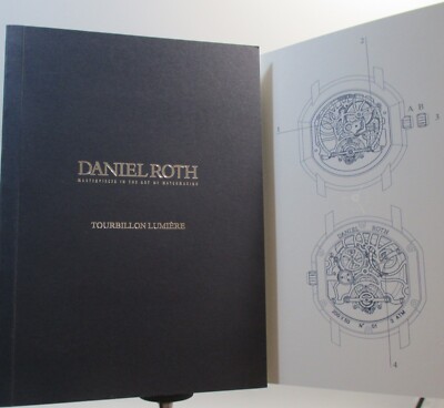 DANIEL ROTH Tourbillon Lumière Lumiere Watch Instructions for Use Manual Book
