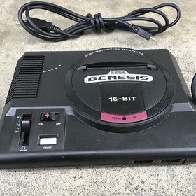 Genuine SEGA Genesis Classic Retro Mini Console (MK-16000) w/ Controllers Tested