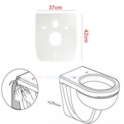 Schallschutzmatte/dichtung für Wand WC Toiletten Pfannen Rahmen GEBERIT/GROHE