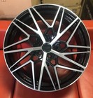 20 VELARE VLR06 ALLOYS FIT AUDI A3 TT VW MERC VITO VIANO DIAMOND BLACK MACHINED