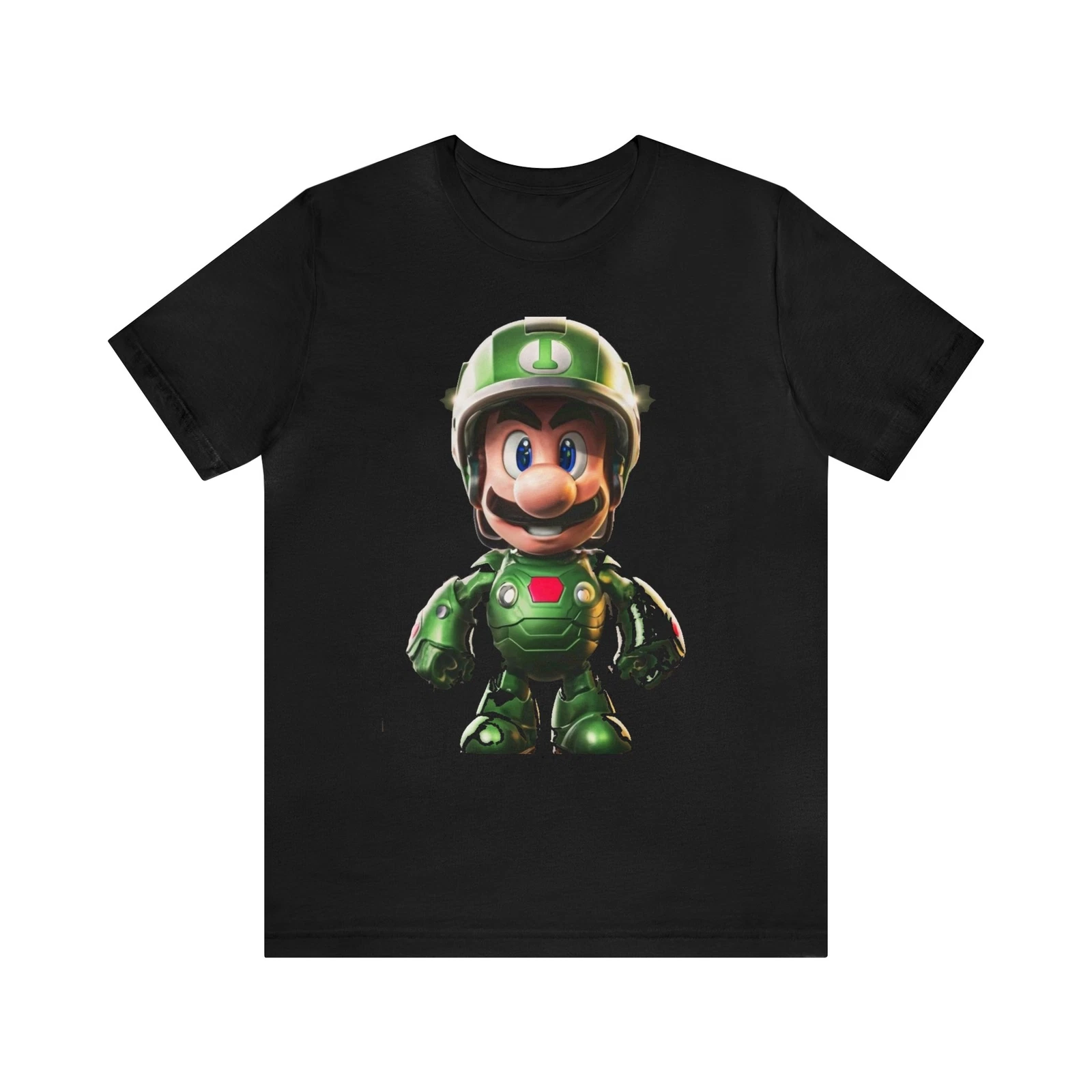 Luigi power up! Unisex Jersey Short Sleeve Tee