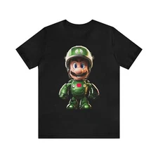  Luigi power up! Unisex Jersey Short Sleeve Tee