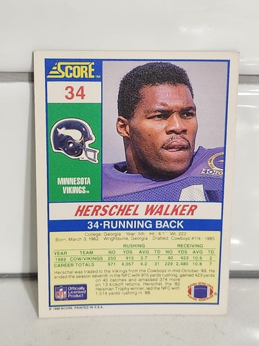 1990 Score Football Complete your set!  Card numbers 1 to 170 - Bild 65 von 337