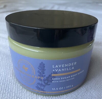 Bath & Body Works Aromatherapy Lavender Vanilla Sugar Body Scrub 12.5 Oz