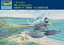 TRUMPETER 03233 1/32 Scale US Navy TBD-1A Devastator Seaplane Model Kit
