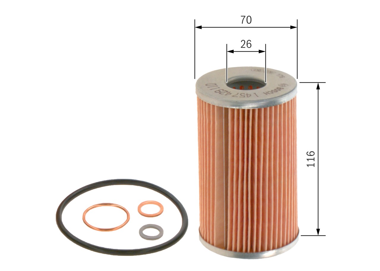 Fits BOSCH 1 457 429 113 OIL FILTER DESCRIPTION : SEE CATALOG  ⭐UK Stock⭐