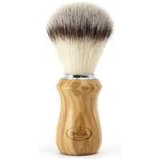 Omega Shaving Brush Hi-Brush Olive Wood 0146832