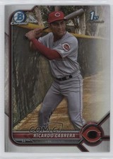 2022 Bowman Chrome Prospects Refractor 470/499 Ricardo Cabrera #BCP-158 8g8