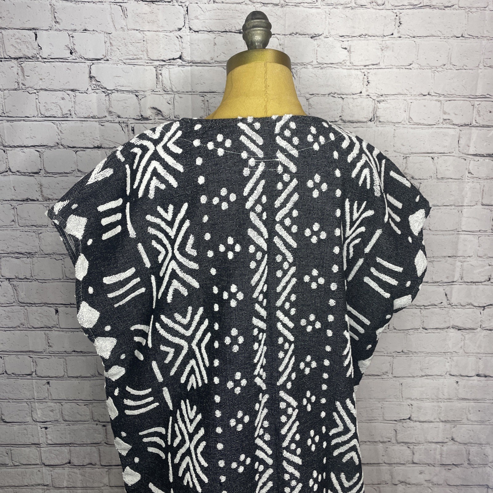 Sand Cloud Drawstring Oversized Terry Coverup Top… - image 9