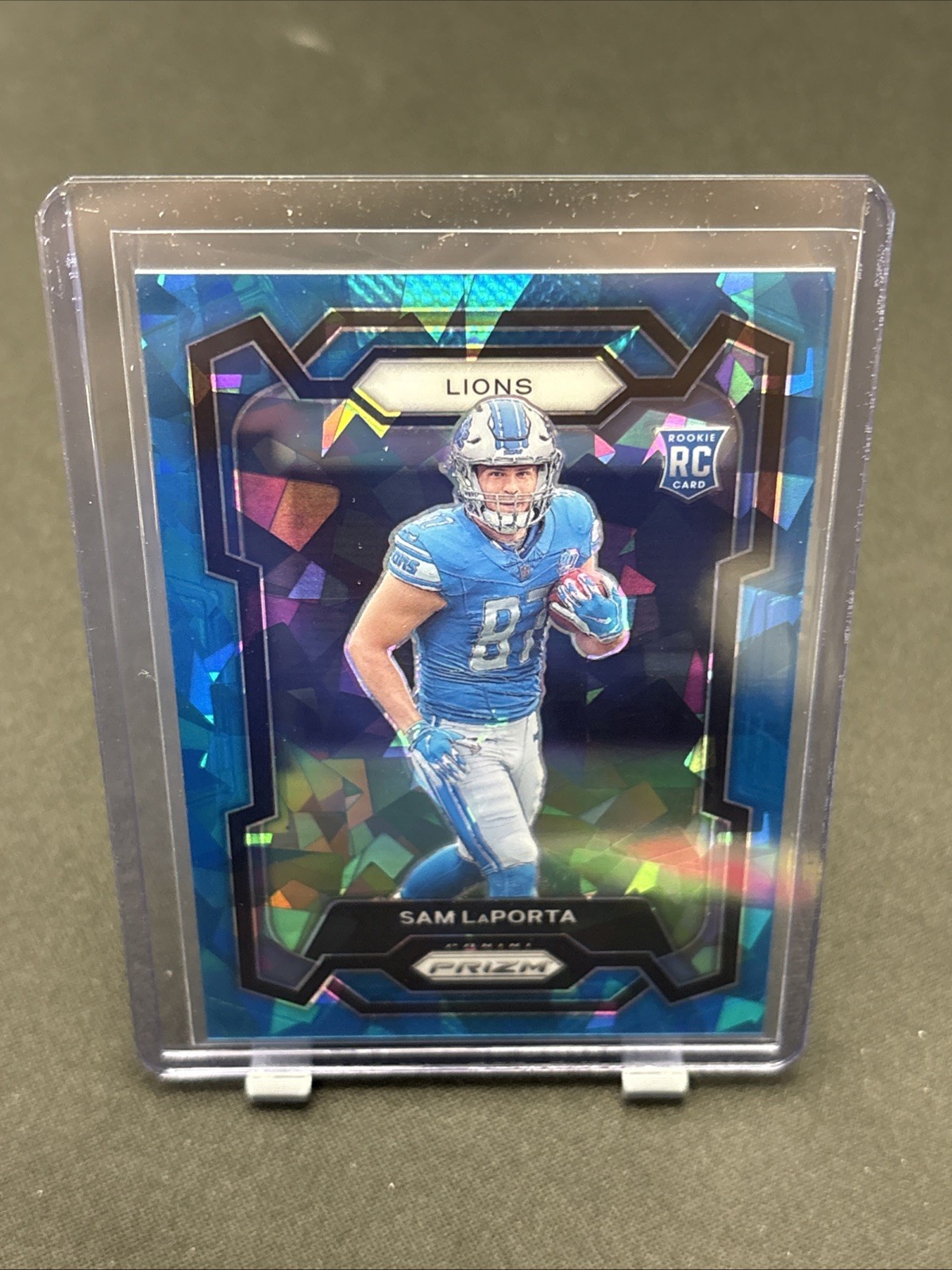 2023 Panini Prizm - Rookies Sam LaPorta #332 Blue Ice /99