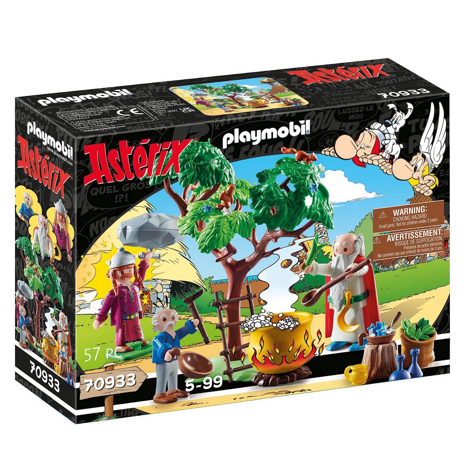 Игровой мобиль Asterix 70933 Getafix с котлом волшебного зелья, игрушка для ребенка