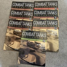 Deagostini Combat Tanks Collection Magazines / Books  X7 Bundle Joblot