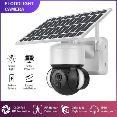 INQMEGA 4MP WIFI Tuya Solar Camera Outdoor Solar Panel Battery Camera