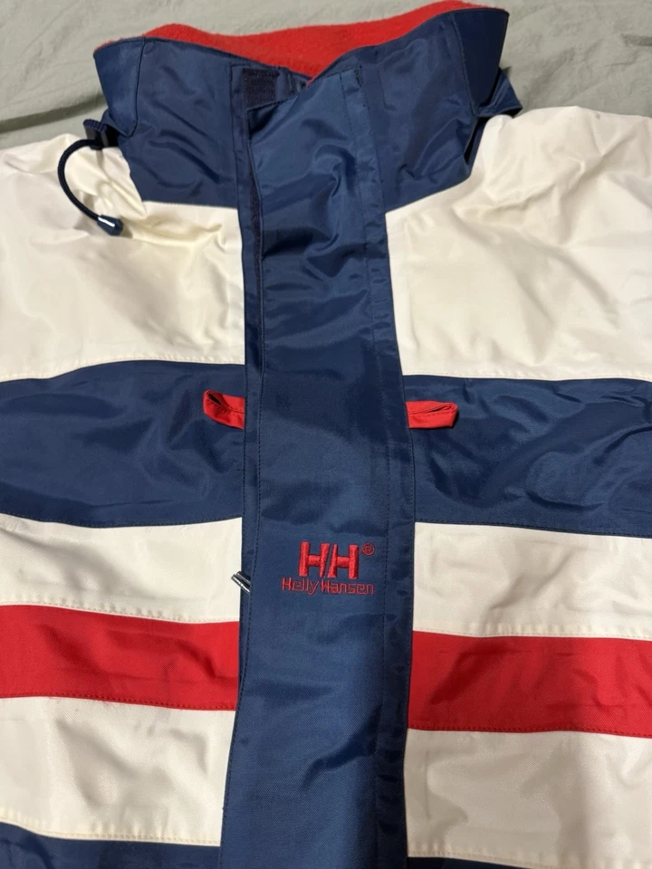 Traje De Colección Helly Hansen Unisex Med Lluvia Vela Yate Barco Océano Años 90 Foto 3 de 4