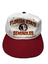 FSU Seminoles Florida State Hat Cap Toddler Elastic Band Red Tan Embroidered