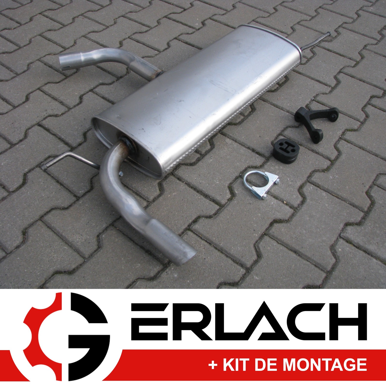 Silencieux arriere pour Seat Altea et Leon 1.6 1.9 TDi