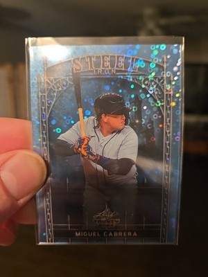 2024 Leaf Trinity Steel Miguel Cabrera S-41  Numbered #2/4