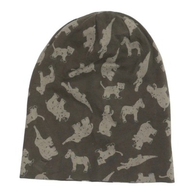 Jako-O, Beanie-Mütze, Größe: 42/44, Baumwolle/Elasthan, Grün/Beige #IoF