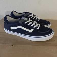 Vans Rowley 25th Navy White Skateboarding Shoe - Size 9