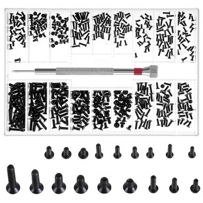 500 Pcs Extra Small Screws Tiny Screw Assortment Kit M1.2/M1.4/M2.0 Micro Repair