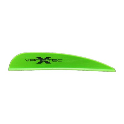 100 Pack Vanetec Vanes 2.5'' V-Max Archery Arrow Vanes: Green: 5.5 Grains Each