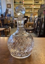 Vintage Webb Corbett Georgian Crystal Decanter 24cm Cut Glass