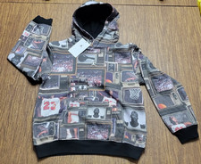 Nike Air Jordan Brooklyn Printed Fleece Pullover Hoodie Youth Kids' Size L NEW