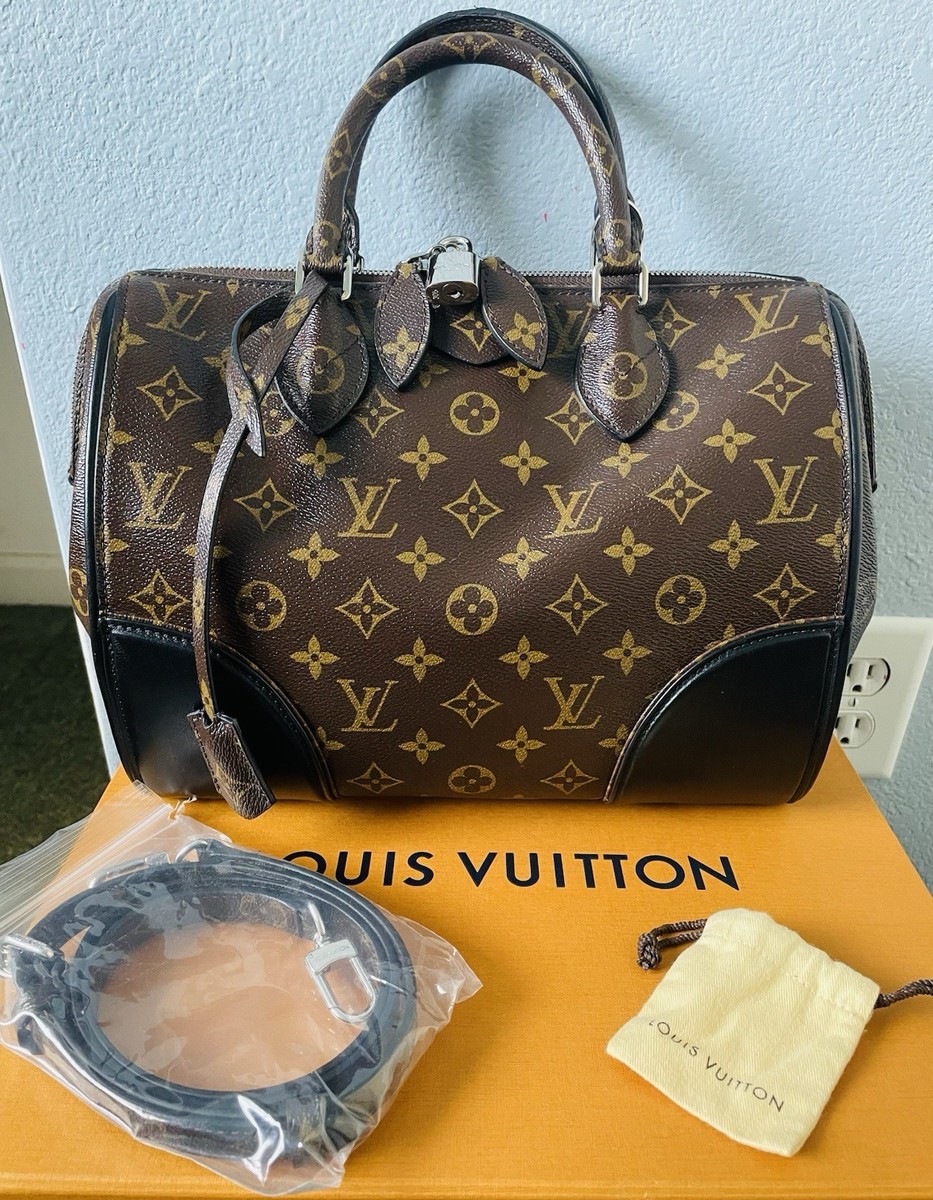 Louis Vuitton Monogram Canvas Shine(Shiny) Doc PM Noir Speedy W