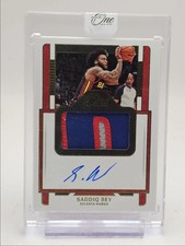 SADDIQ BEY 2022-23 PANINI ONE AND ONE PATCH GOLD AUTO 08/10