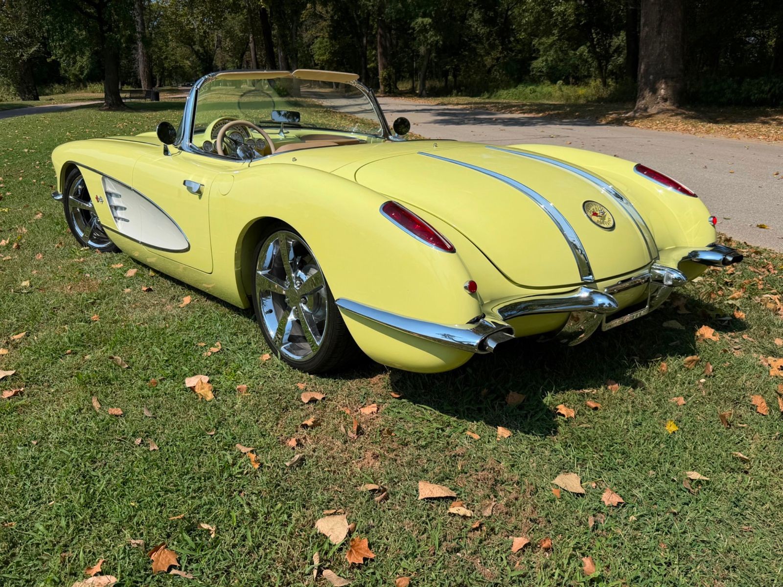 1958 Yellow Chevrolet Corvette   | C1 Corvette Photo 5