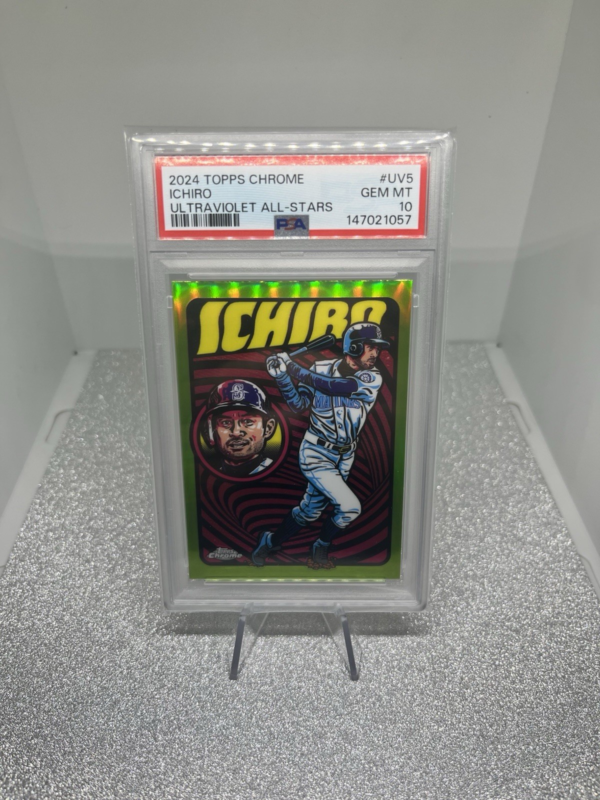2024 Topps Chrome - Ultraviolet All-Stars Ichiro Suzuki GRADED PSA 10