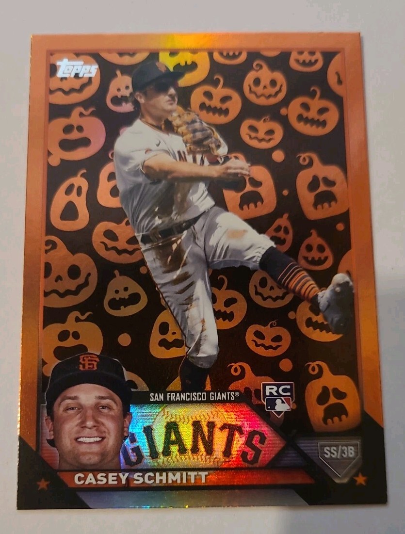 Casey Schmitt [Jack O'Lantern] [RC] #US133 2023 Topps Update
