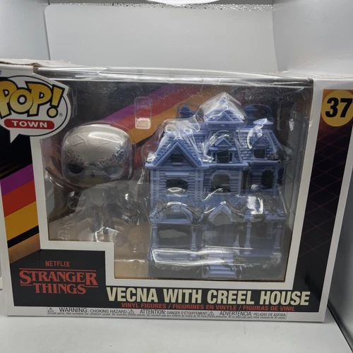 Funko Pop! Town: Stranger Things - Vecna with Creel House #37 *box Has Damage