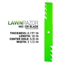 LawnRAZOR Blade for Gravely ZT HD Pro-Turn 52 04794200 Toothed Mulching 3 Pack