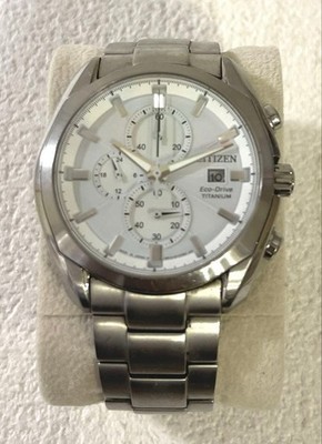 Citizen Eco Drive B612-S068576 Titanium Watch Used From Japan