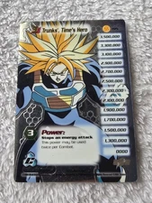 DBZ Dragon Ball Z FOIL Trunks, Time's Hero 195 Hi-tech CCG Unlimited Cell HP
