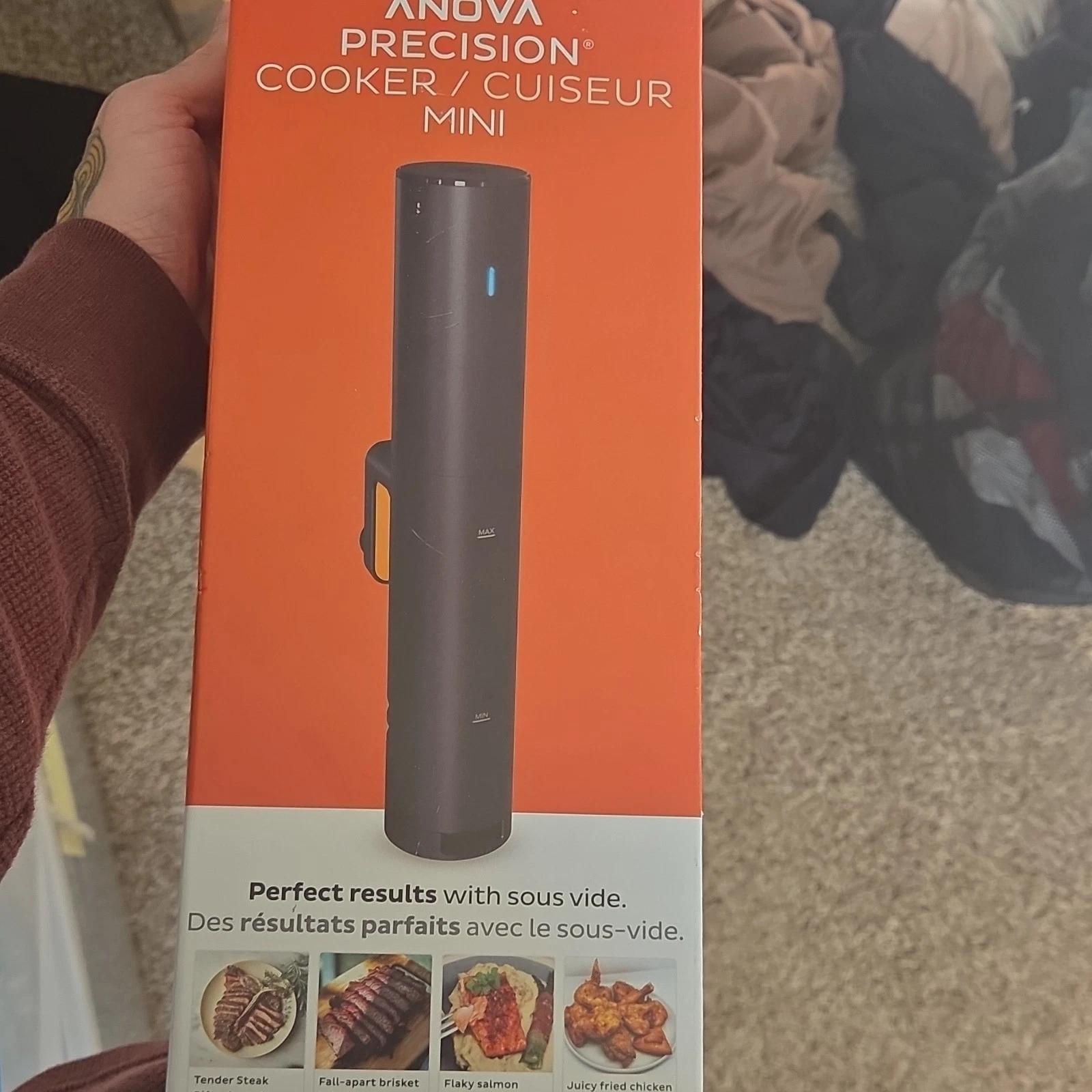 Anova Precision Cooker Mini Sous Vide Immersion Circulator Black Plastic
Opens in a new window or ta