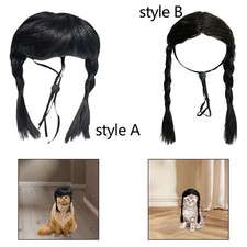 Funny Dog Wig Halloween Party Wig for All Ages Cats Anniversary Photo Props