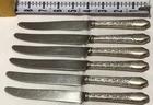 Elegance Sterling Flatware By International Silver 6 Dinner Knives 10 Oz Dm96