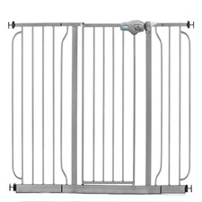 Easy Step 49-Inch Extra Wide Baby Gate, Includes 4-Inch and 12-Inch Extension...