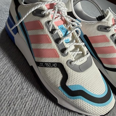 Adidas Originals ZX 750 Hd Ftwwht Glow Pink Cblack FV2872 Sneaker Mens 13