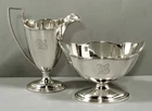 Gorham Sterling Silver Tea Set    1907 PLYMOUTH PATTERN