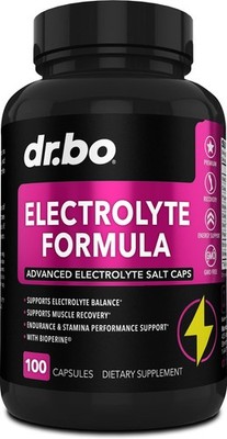 Electrolyte Pills Supplement Salt Tablets - Electrolytes Capsules with Potass...