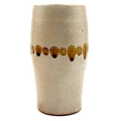 Artisan Crafted Clay Vase Contemporary Pottery Glazed Ceramic Handmade Handcraft