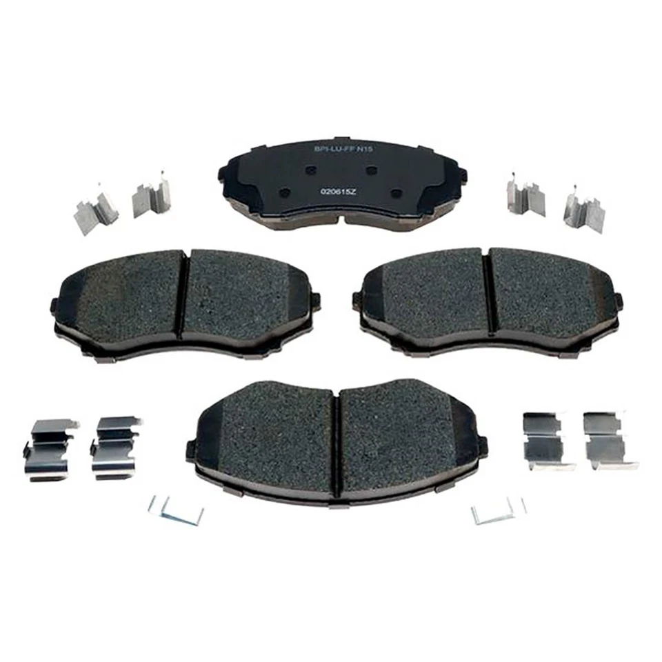 Kit de rotores de freno delanteros + pastillas de cerámica y herrajes para Mazda MPV 2002 - Raybestos Foto 2 de 4