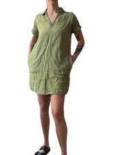 H By Halston Pullover Linen Mini Dress Size Large