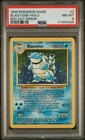 1999 Pokemon Game Blastoise Holo Red Dot Error Psa 8