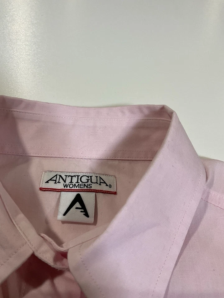 Camisa De Colección Detroit Pistons Rosa Abotonada Para Mujer Talla S NBA Y2K Foto 4 de 4