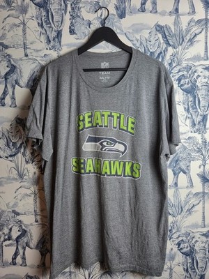Nfl Team Apparel Seattle Seahawks T-Shirt Grau Vintage Sportswear Xxl