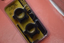 Burris 1 Inch Scope Zee Rings Low Height Matte Black Finish 420083 used